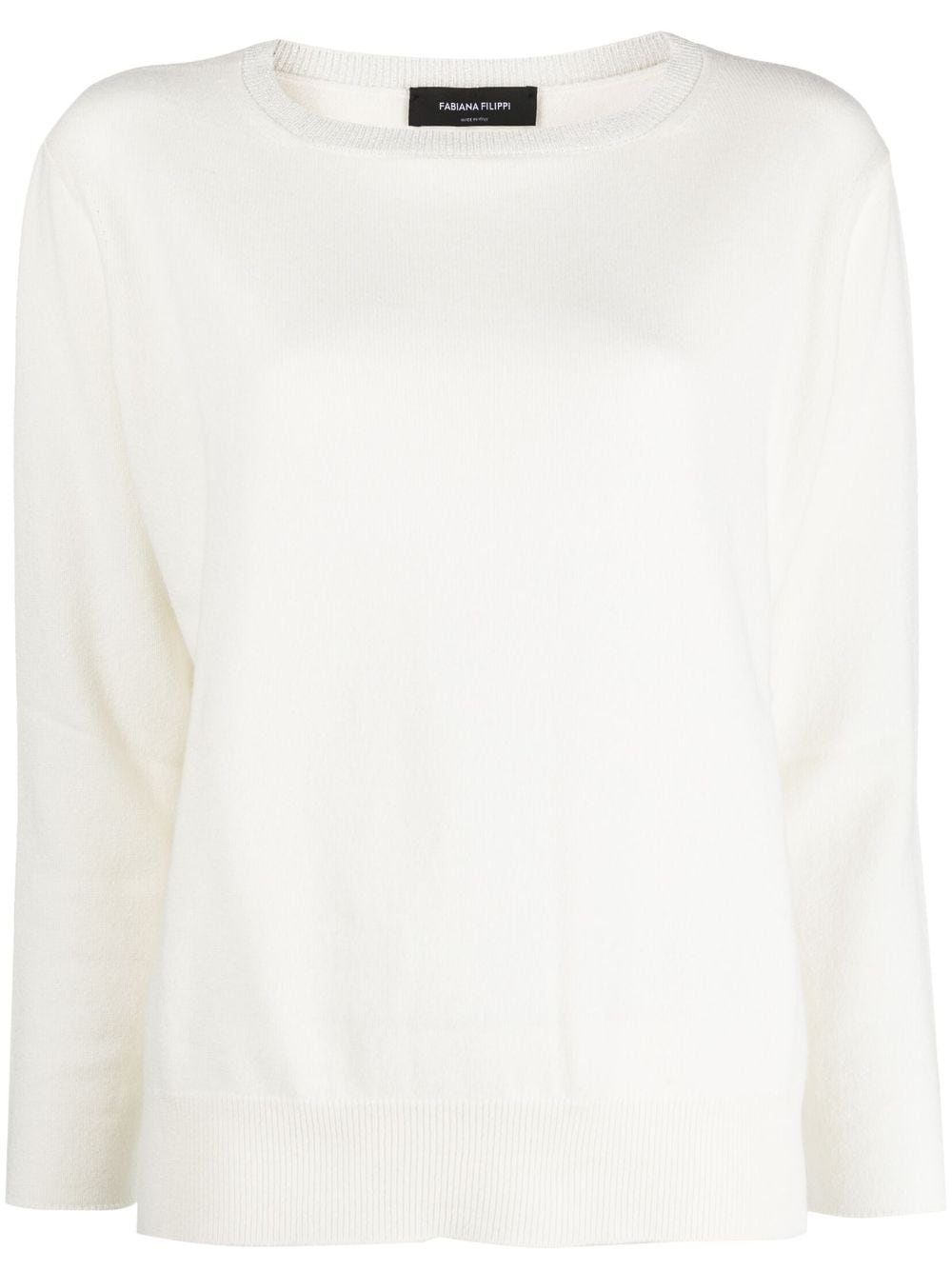 Fabiana Filippi round-neck knitted jumper - White von Fabiana Filippi