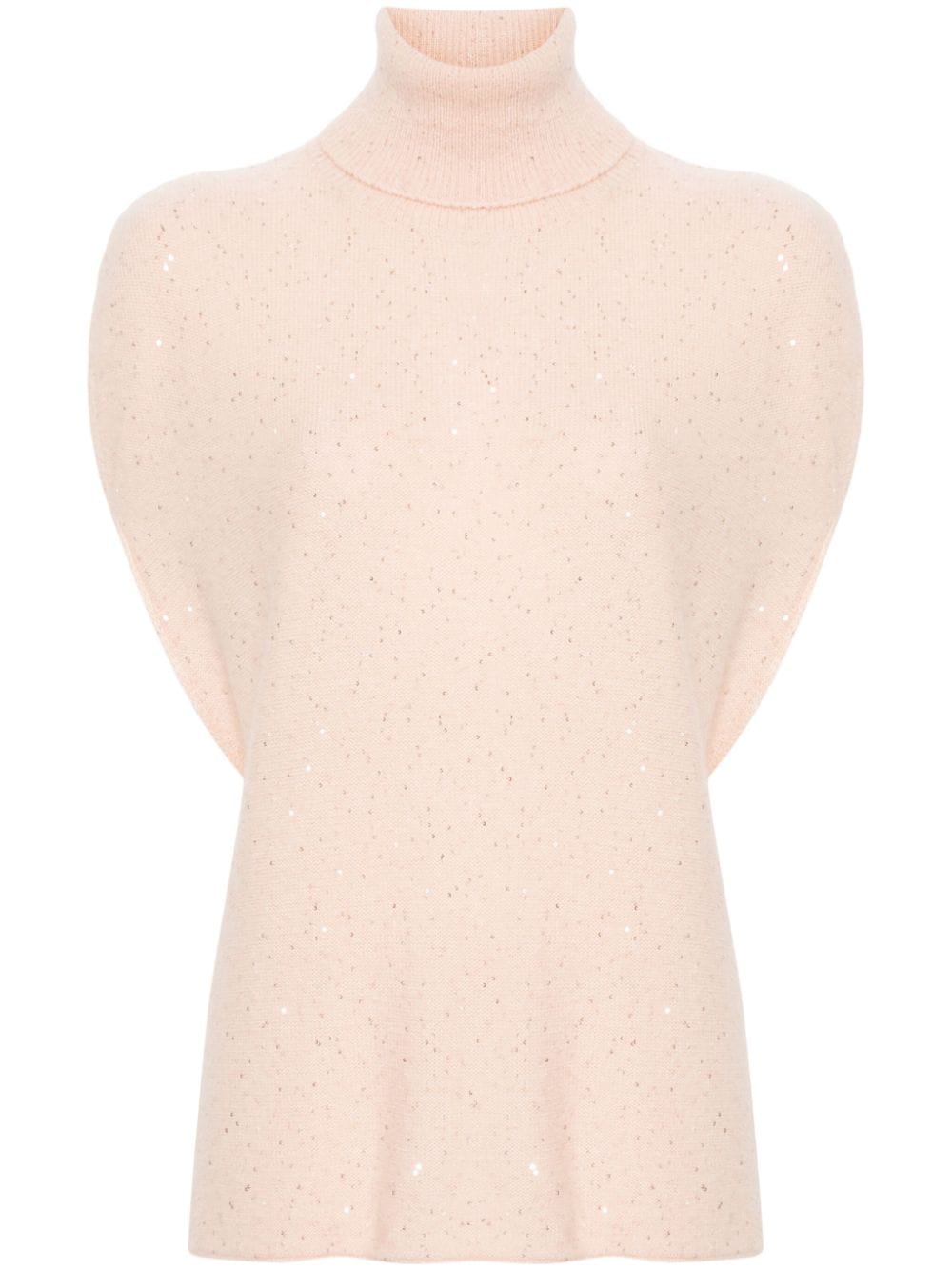 Fabiana Filippi sequin-embellished knitted top - Pink von Fabiana Filippi