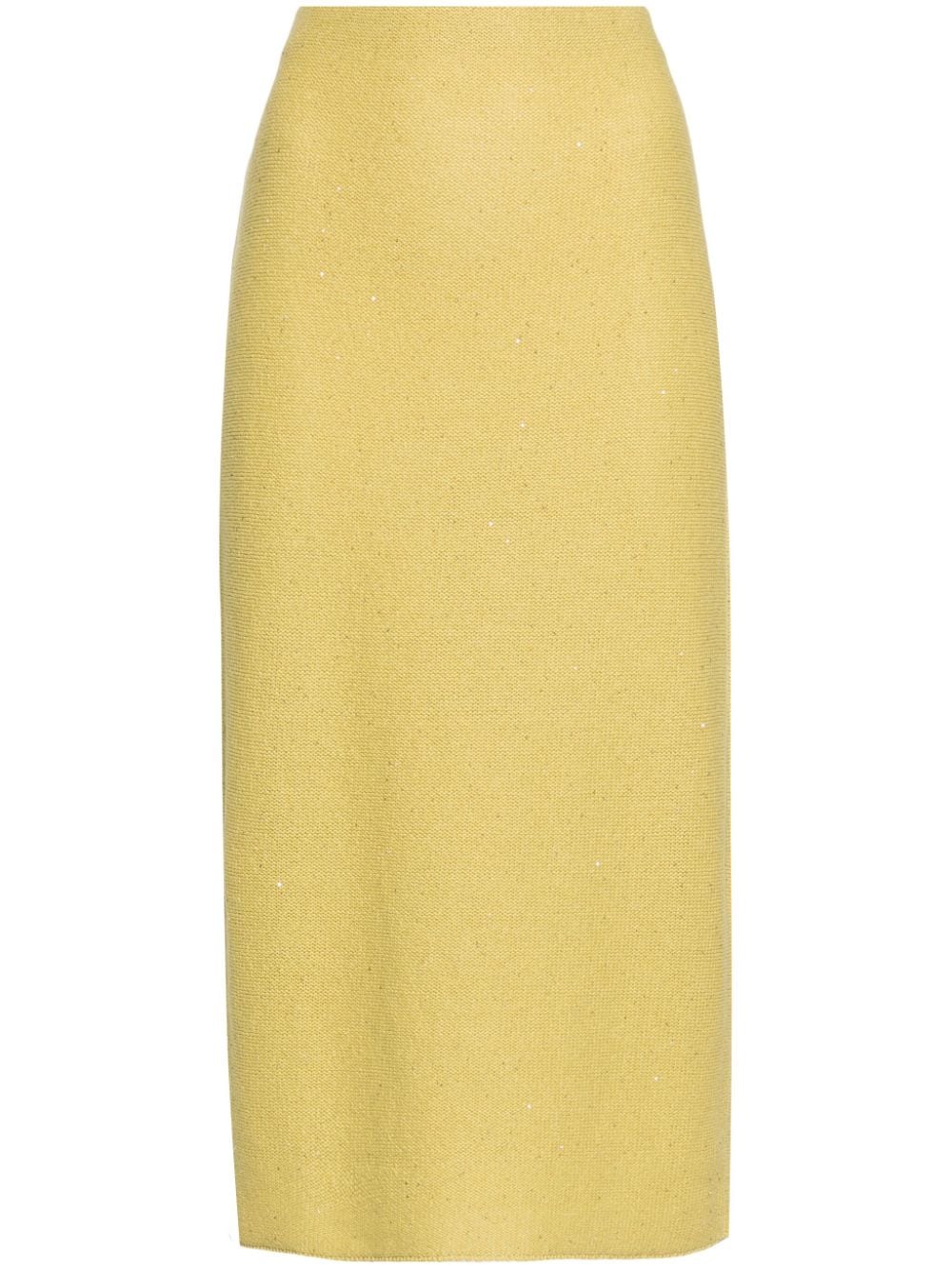 Fabiana Filippi sequin-embellished midi skirt - Green von Fabiana Filippi