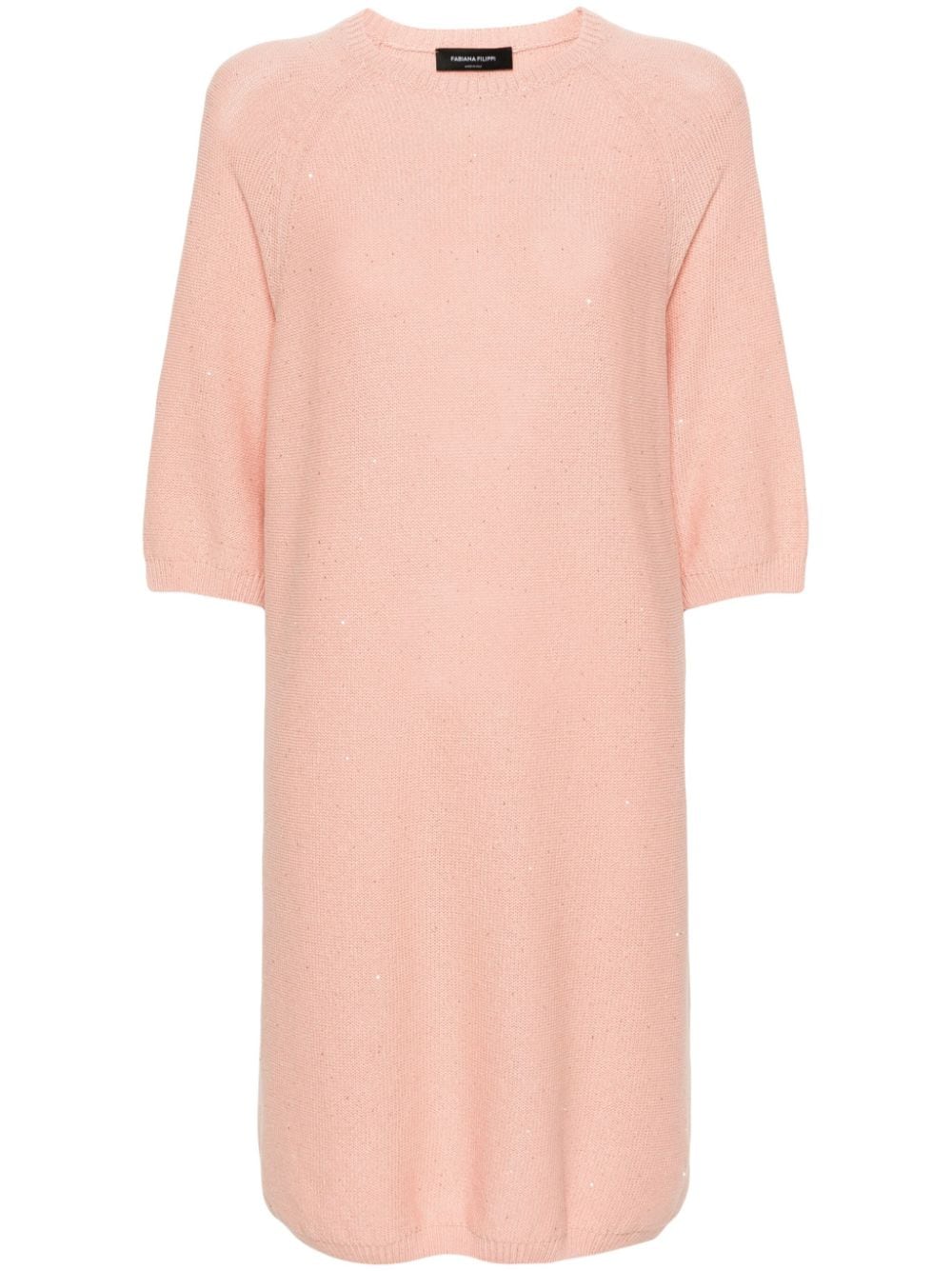 Fabiana Filippi sequinned sweater dress - Pink von Fabiana Filippi