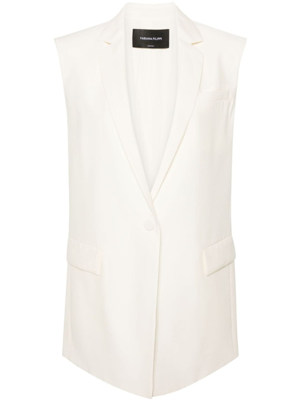 Fabiana Filippi single-breasted waistcoat - Neutrals von Fabiana Filippi