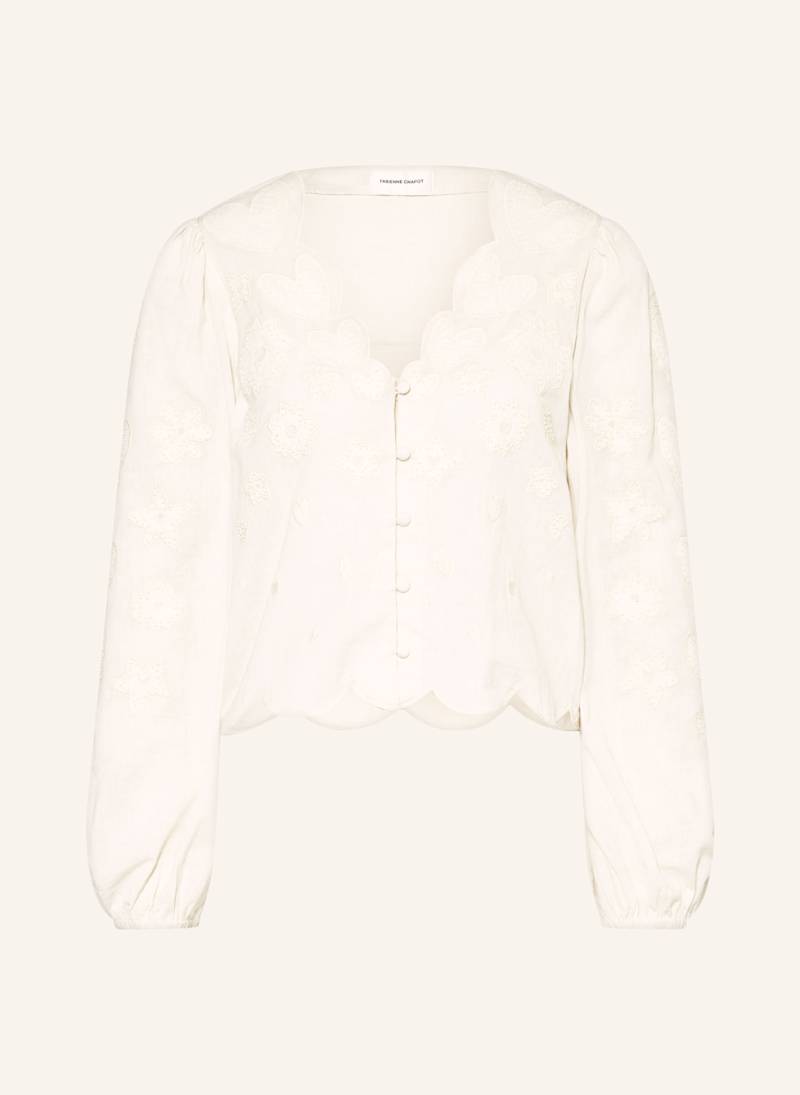 Fabienne Chapot Bluse Rani Mit Schmuckperlen weiss von Fabienne Chapot