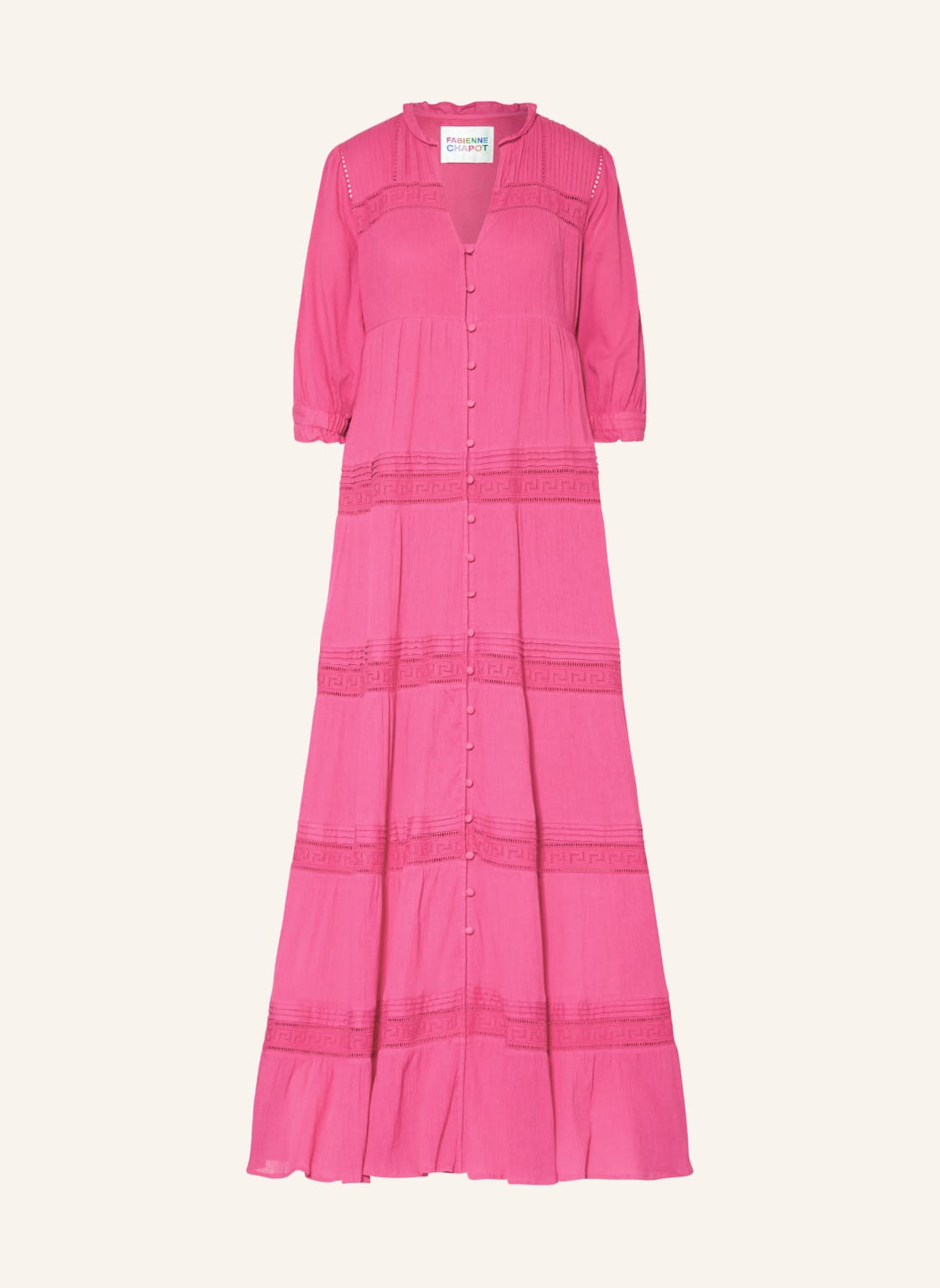 Fabienne Chapot Kleid Kira Mit 3/4-Arm pink von Fabienne Chapot