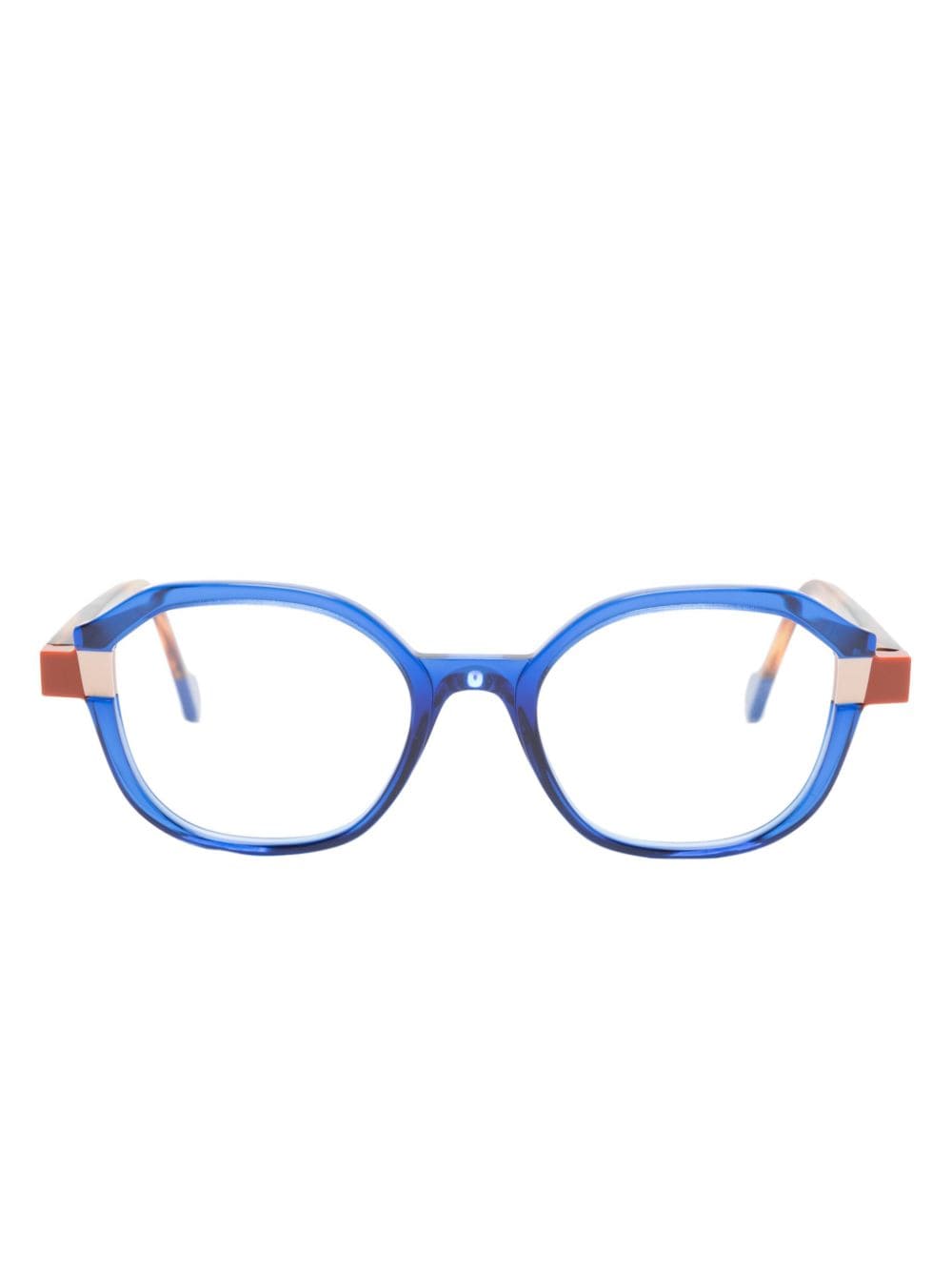 Face À Face Blink 1 round-frame glasses - Blue von Face À Face