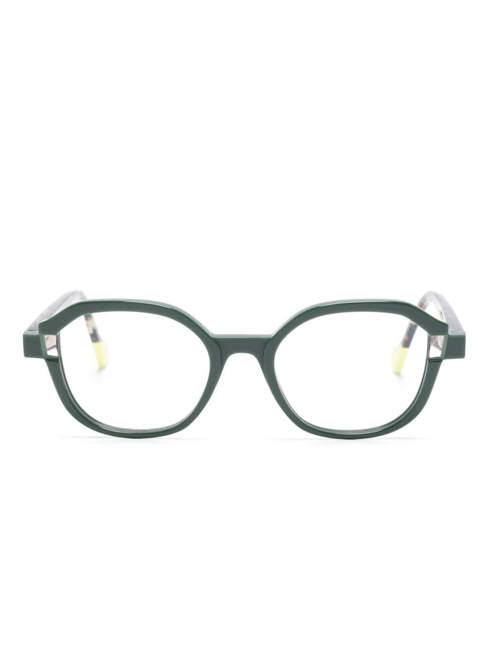 Face À Face Blink 1 round-frame glasses - Green von Face À Face