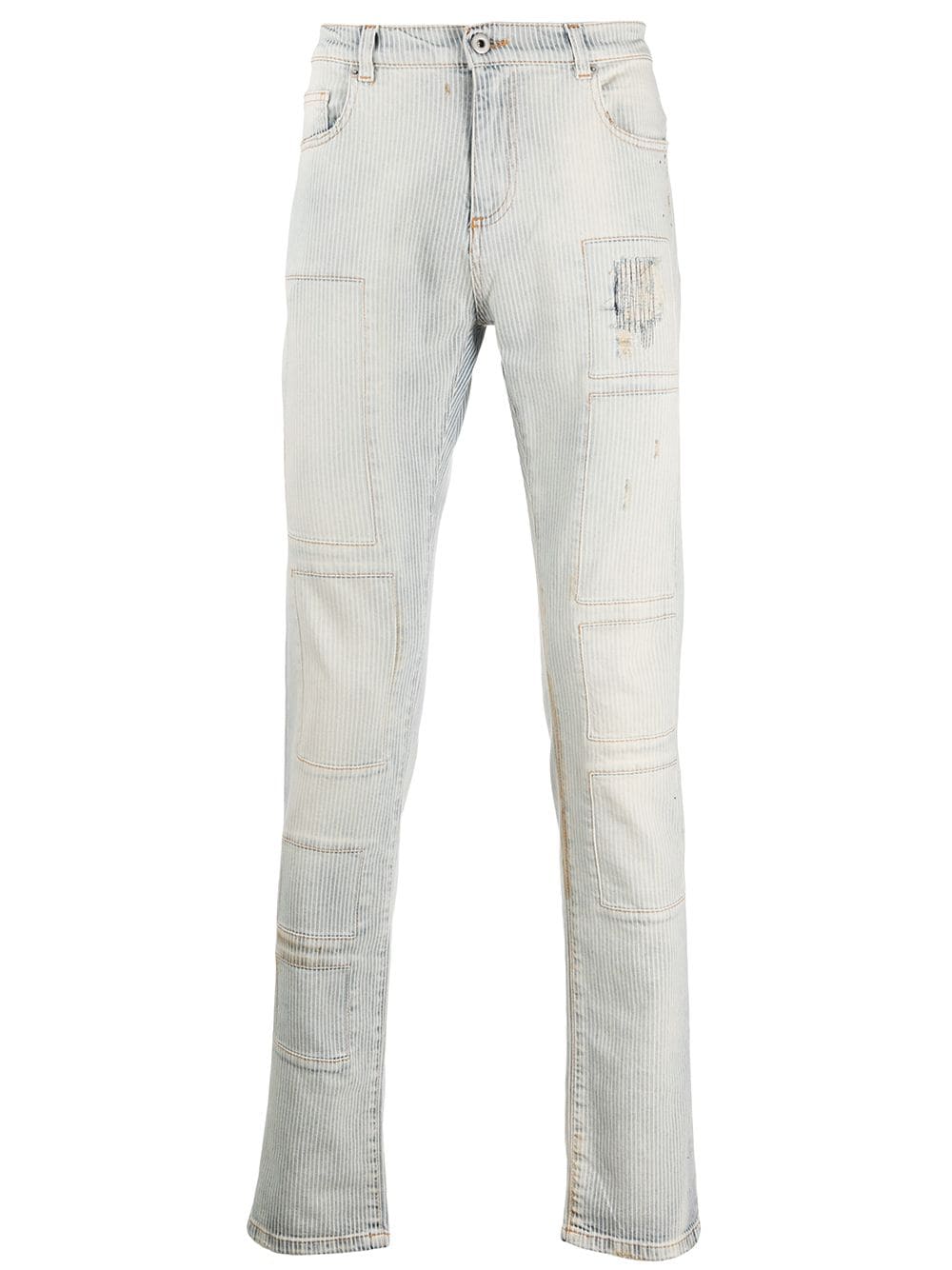 Faith Connexion slim-fit stonewashed jeans - Blue von Faith Connexion