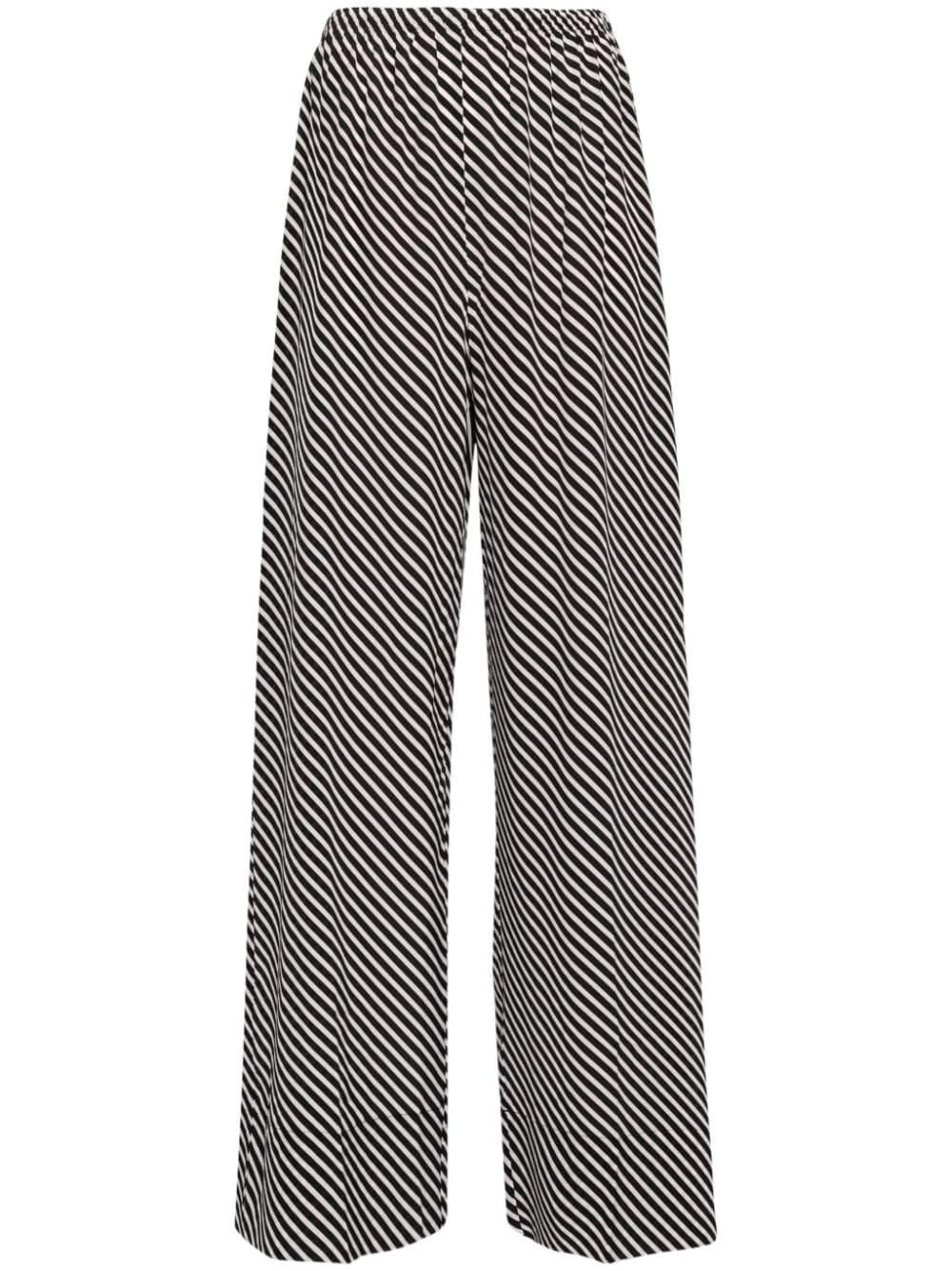 Faithfull the Brand Monforte mid-rise straight-leg trousers - Black von Faithfull the Brand