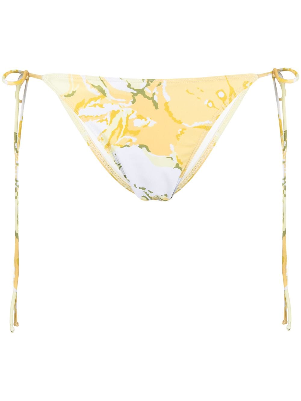 Faithfull the Brand Nomi floral-print bikini bottoms - Yellow von Faithfull the Brand