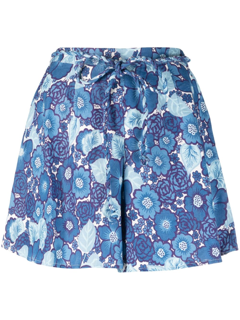 Faithfull the Brand floral-print linen shorts - Blue von Faithfull the Brand