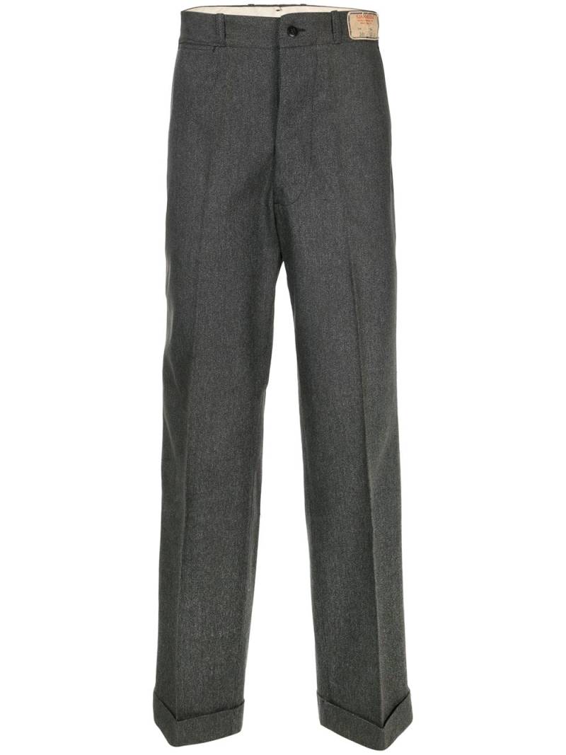 Fake Alpha Vintage 1940s Coverts tailored trousers - Grey von Fake Alpha Vintage