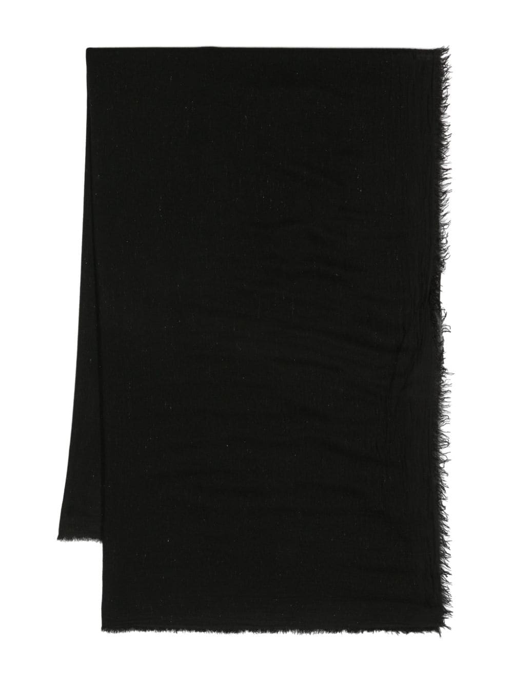 Faliero Sarti New Damantina frayed scarf - Black von Faliero Sarti