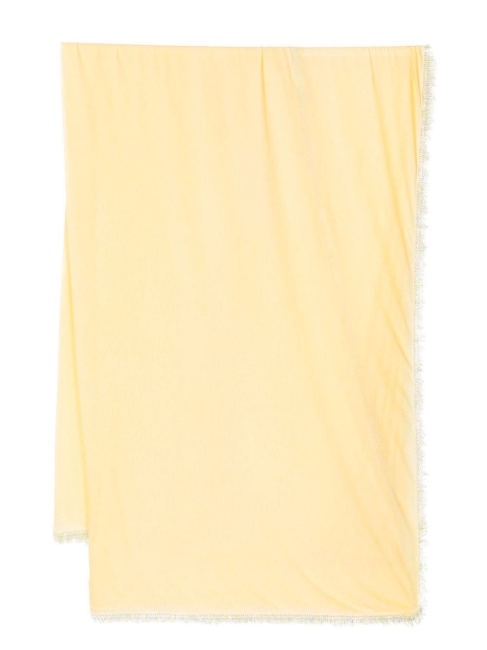 Faliero Sarti frayed-edge modal-blend scarf - Yellow von Faliero Sarti