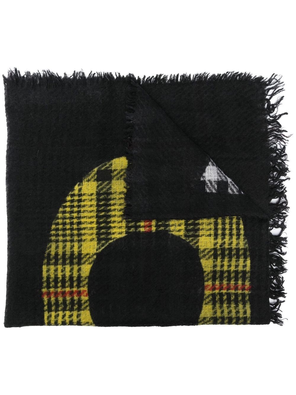 Faliero Sarti fringed-edge scarf - Black von Faliero Sarti