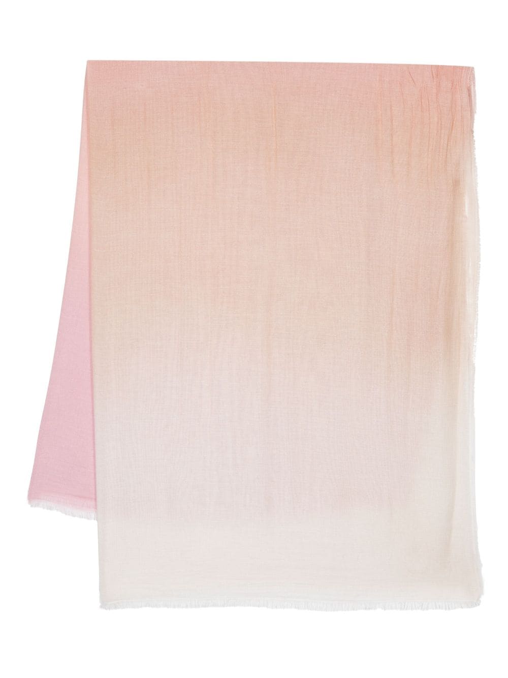 Faliero Sarti gradient-effect frayed scarf - Pink von Faliero Sarti