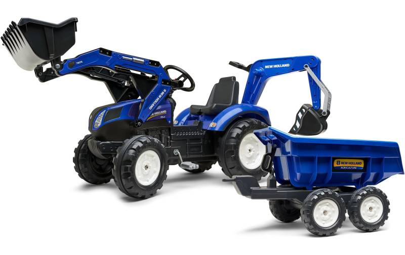 Falk Rutscherauto »New Holland Traktor + Anh. XXL« von Falk