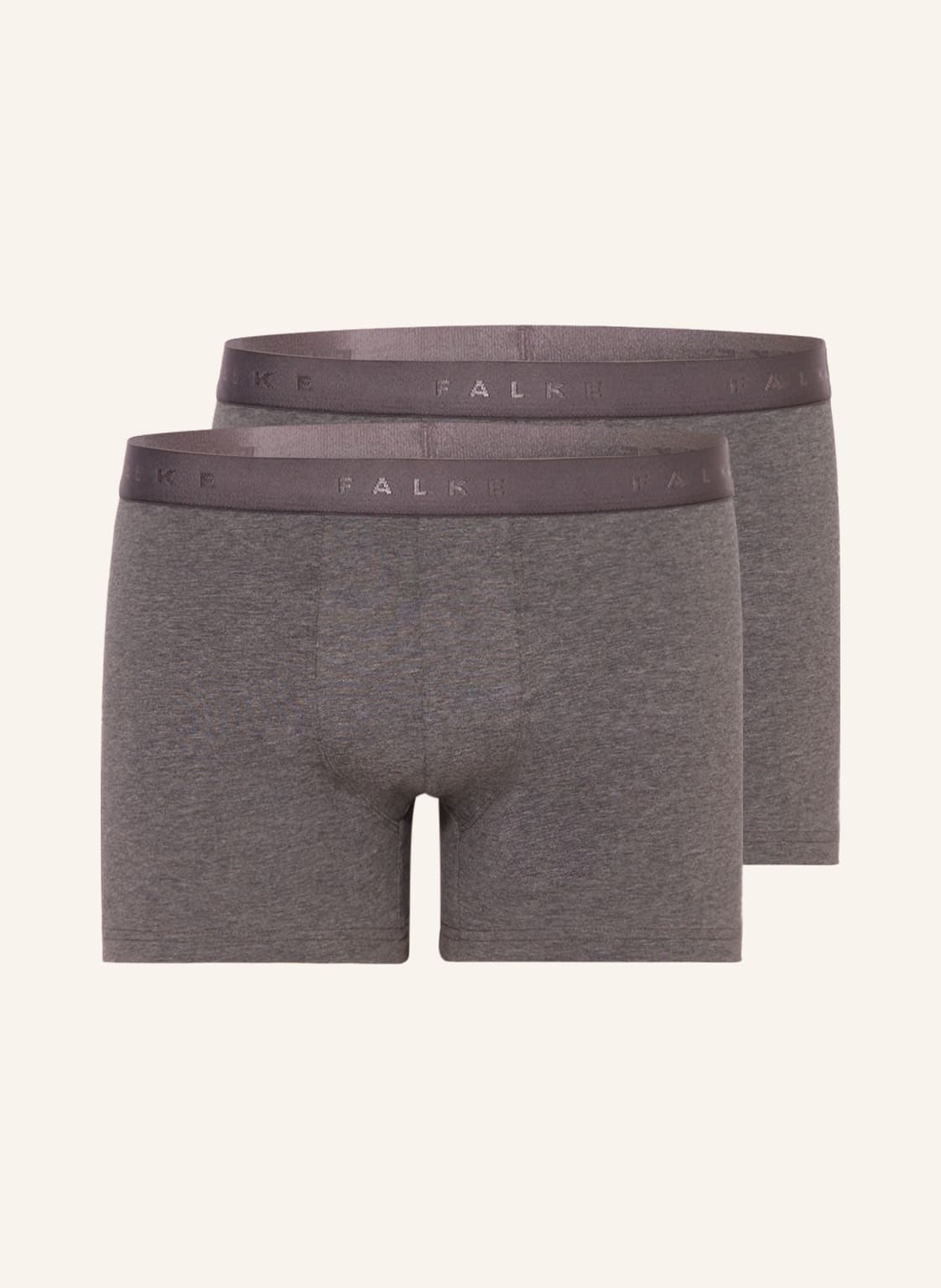 Falke 2er-Pack Boxershorts Daily Comfort grau von Falke