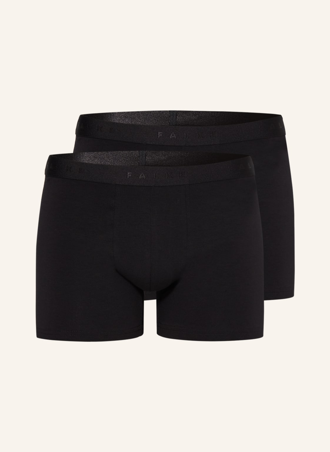 Falke 2er-Pack Boxershorts Daily Comfort schwarz von Falke