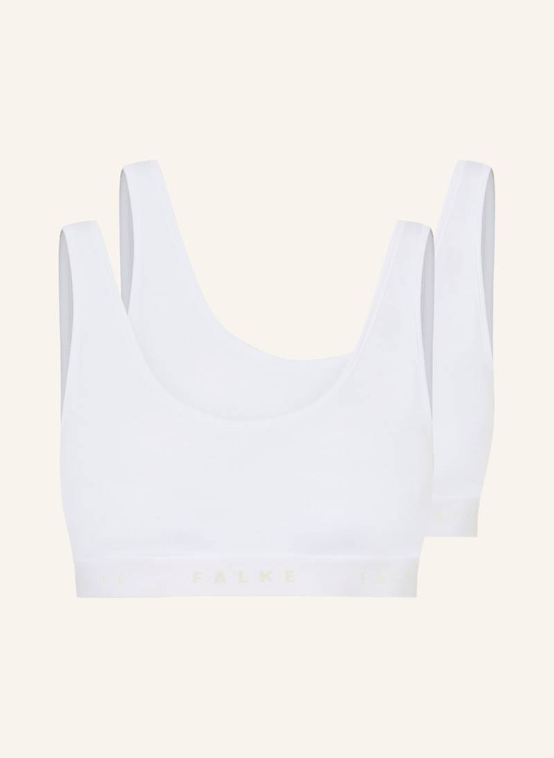 Falke 2er-Pack Bustiers Daily Comfort weiss von Falke