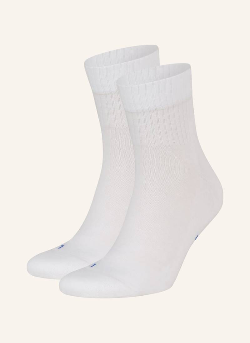 Falke 2er-Pack Laufsocken Run Rib weiss von Falke