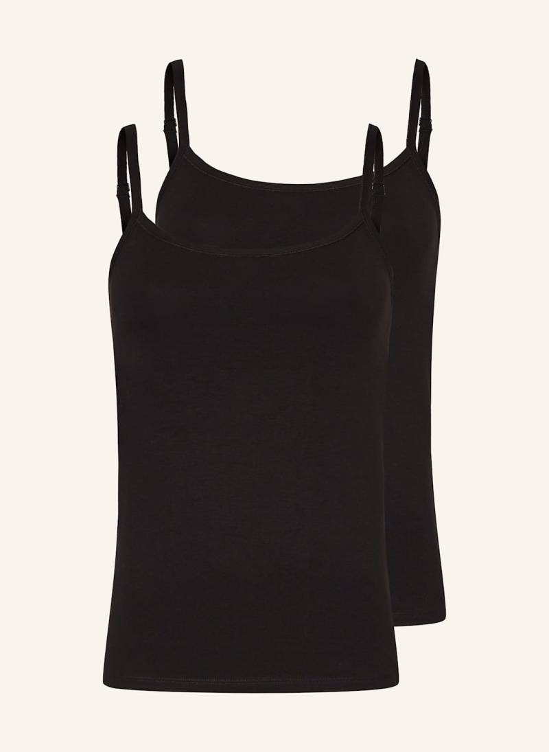 Falke 2er-Pack Tops Daily Comfort schwarz von Falke