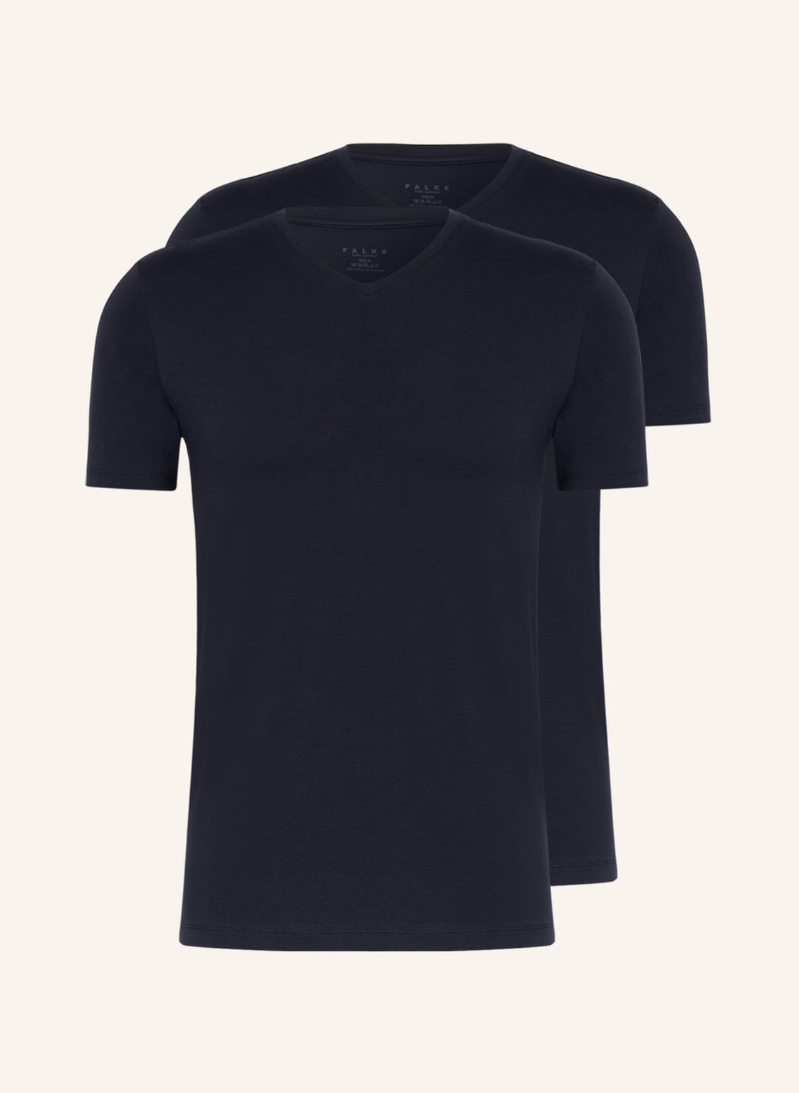 Falke 2er-Pack V-Shirts Daily Comfort blau Falke 2er-Pack V-Shirts Daily Comfort blau von Falke