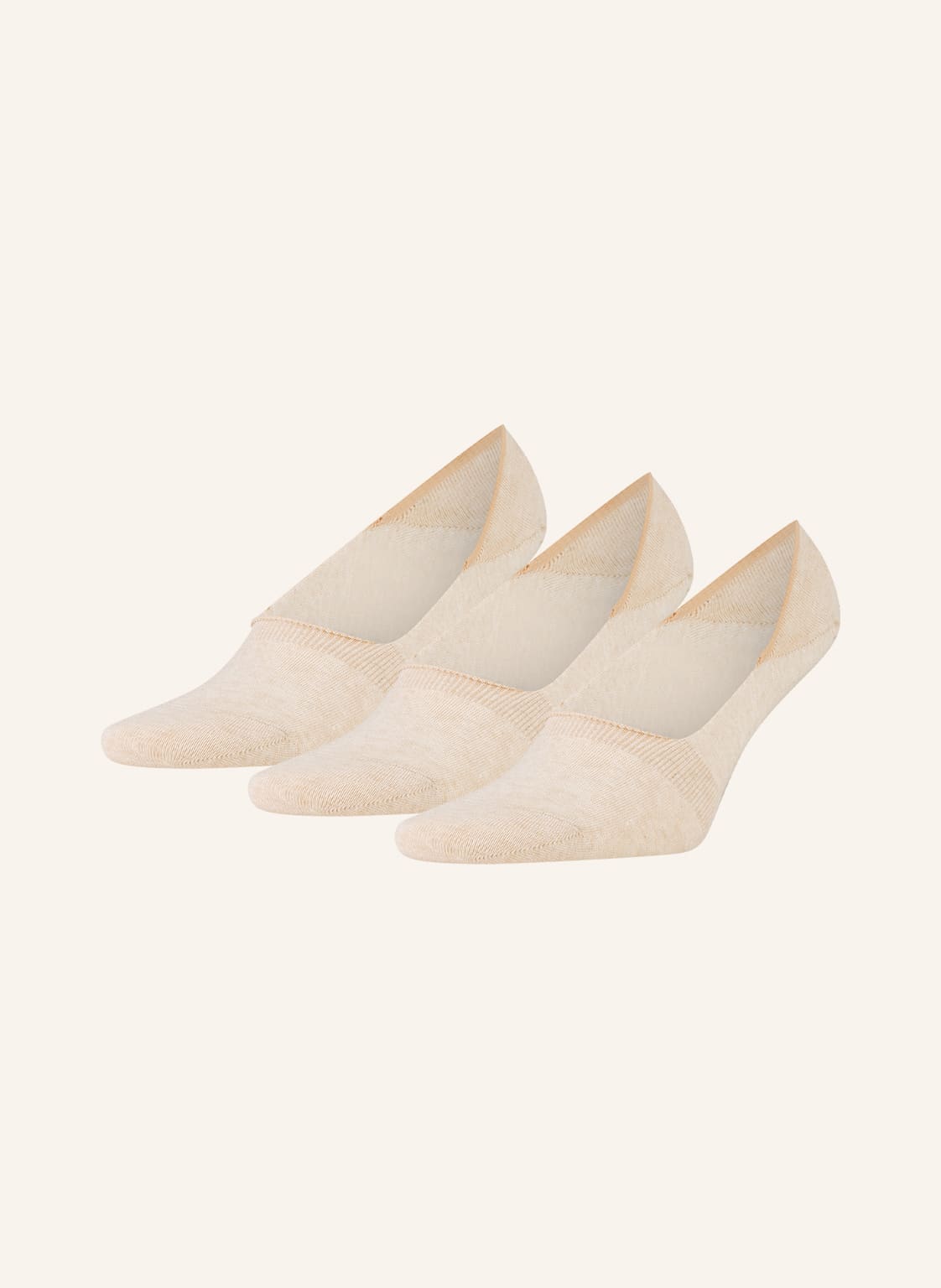 Falke 3er-Pack Füßlinge Step beige von Falke