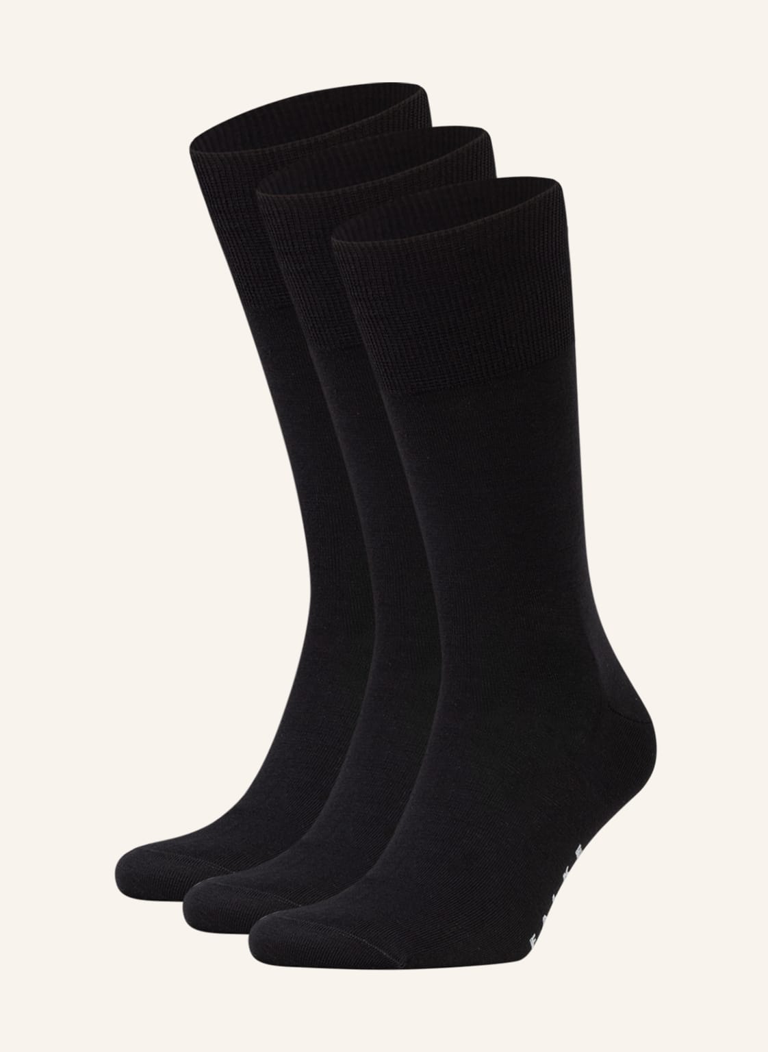 Falke 3er-Pack Socken Airport schwarz von Falke