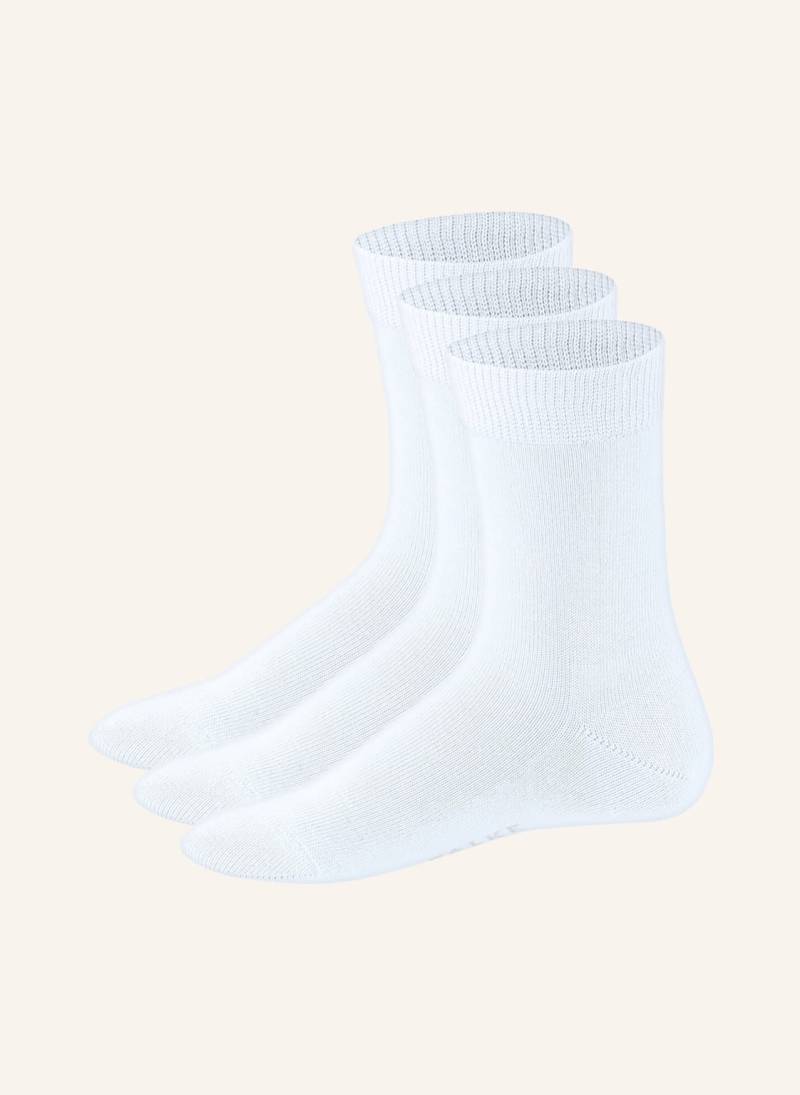 Falke 3er-Pack Socken Family weiss von Falke