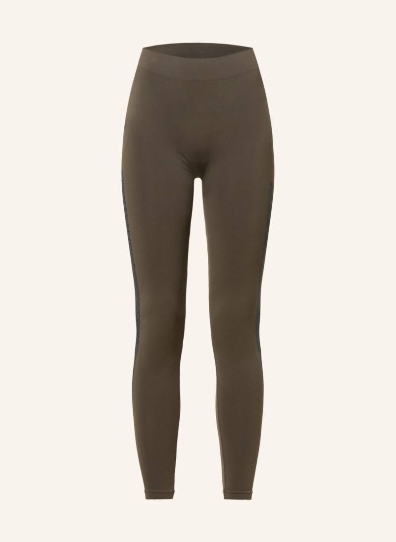 Falke Leggings Clean Intensity gruen von Falke