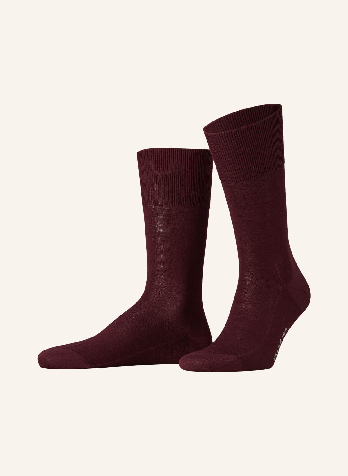 Falke Socken Luxury No. 6 rot von Falke