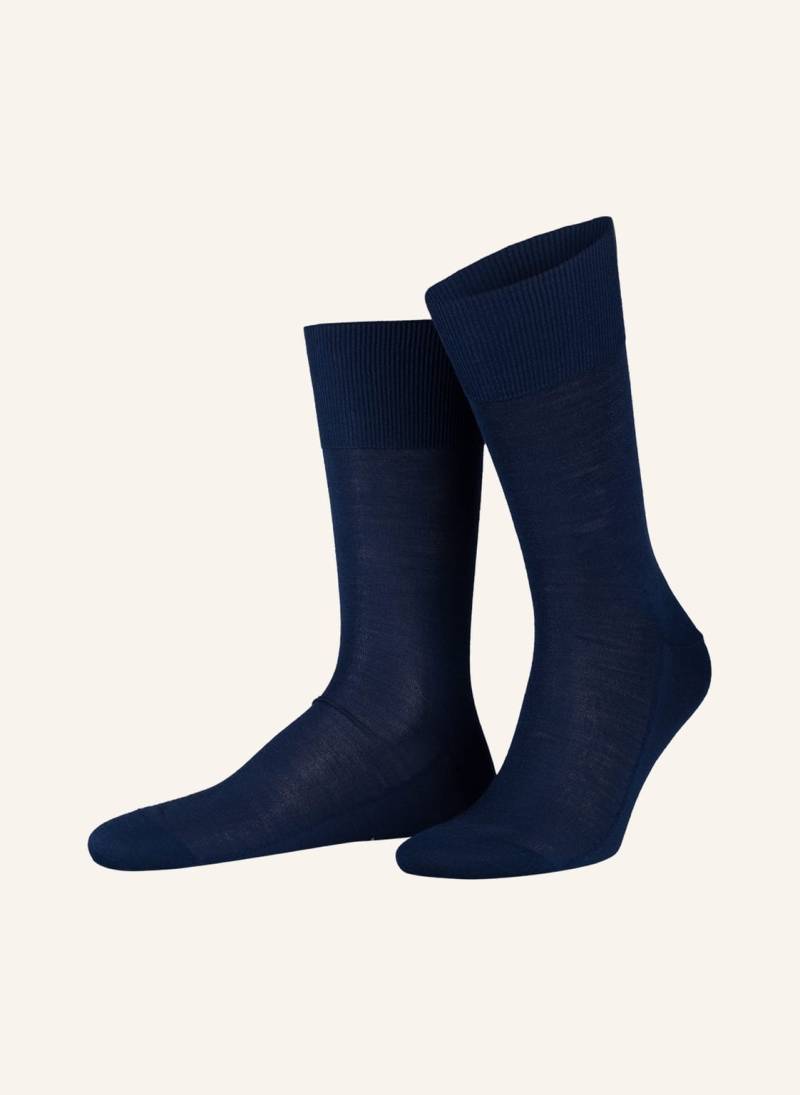 Falke Socken Luxury No. 6 blau von Falke