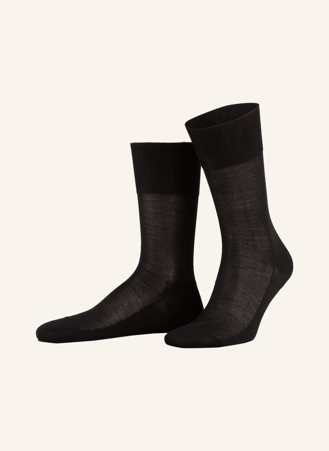 Falke Socken Luxury No.4 Pure Silk Aus Seide schwarz von Falke