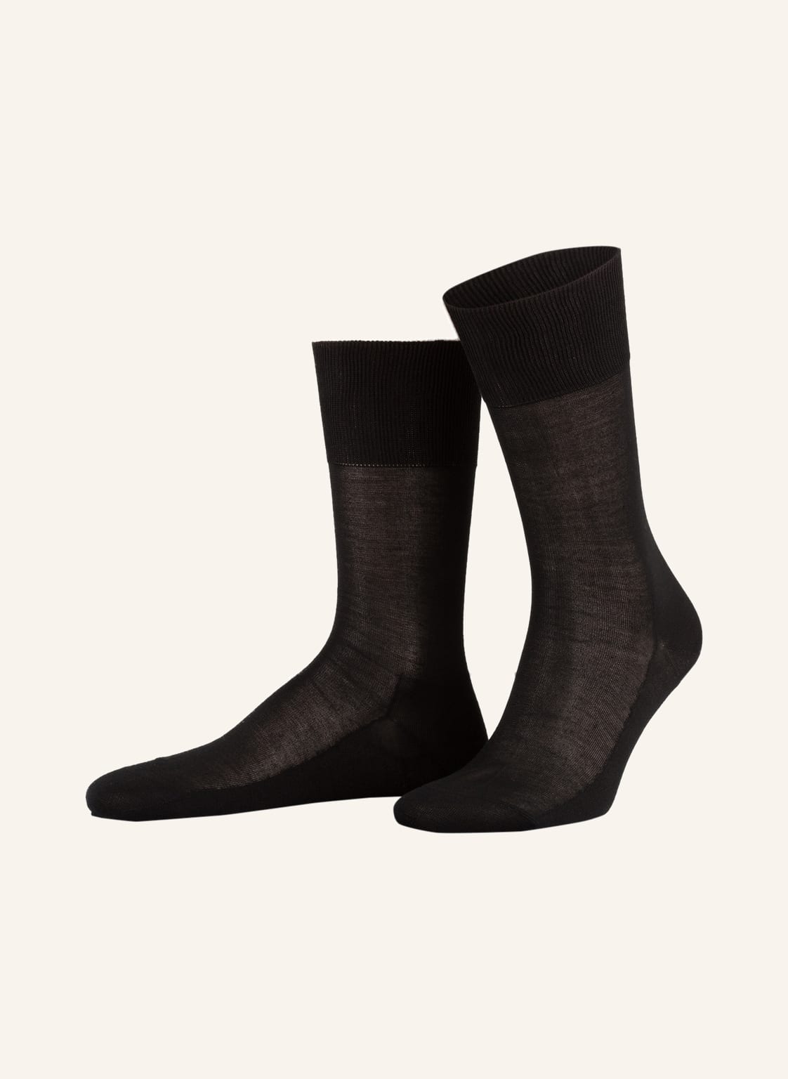 Falke Socken Luxury No.4 Pure Silk  Aus Seide schwarz von Falke