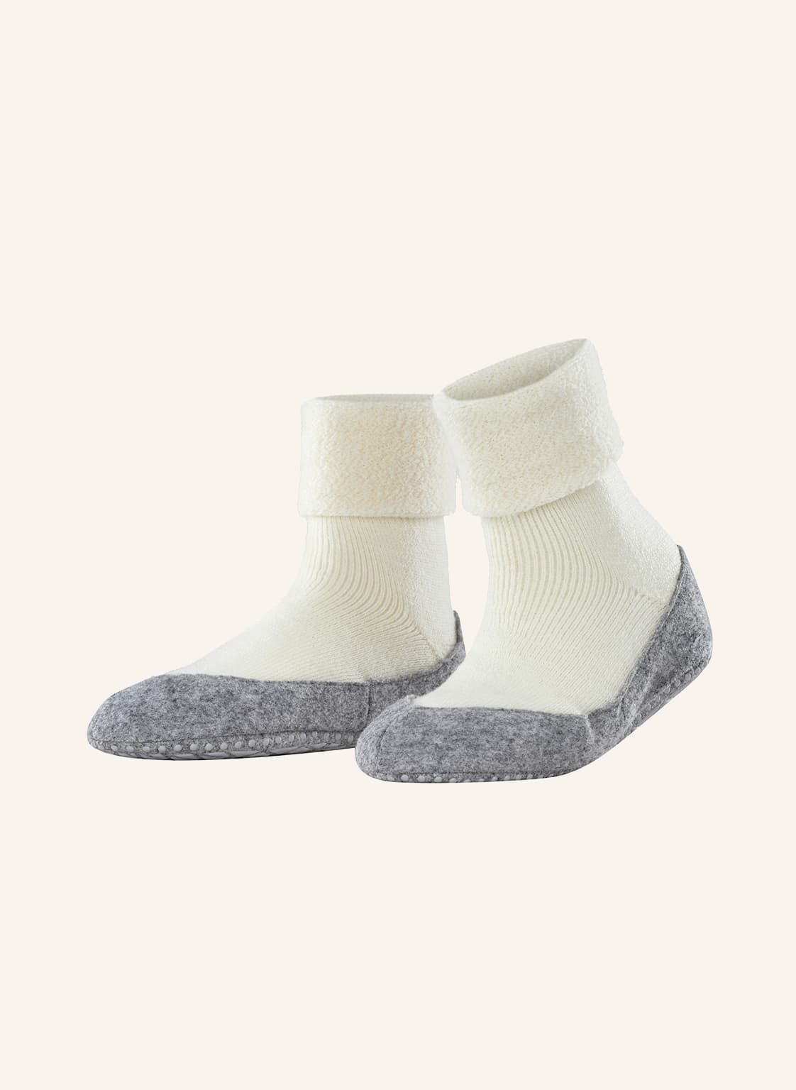 Falke Stoppersocken Cosyshoe Aus Merinowolle weiss von Falke