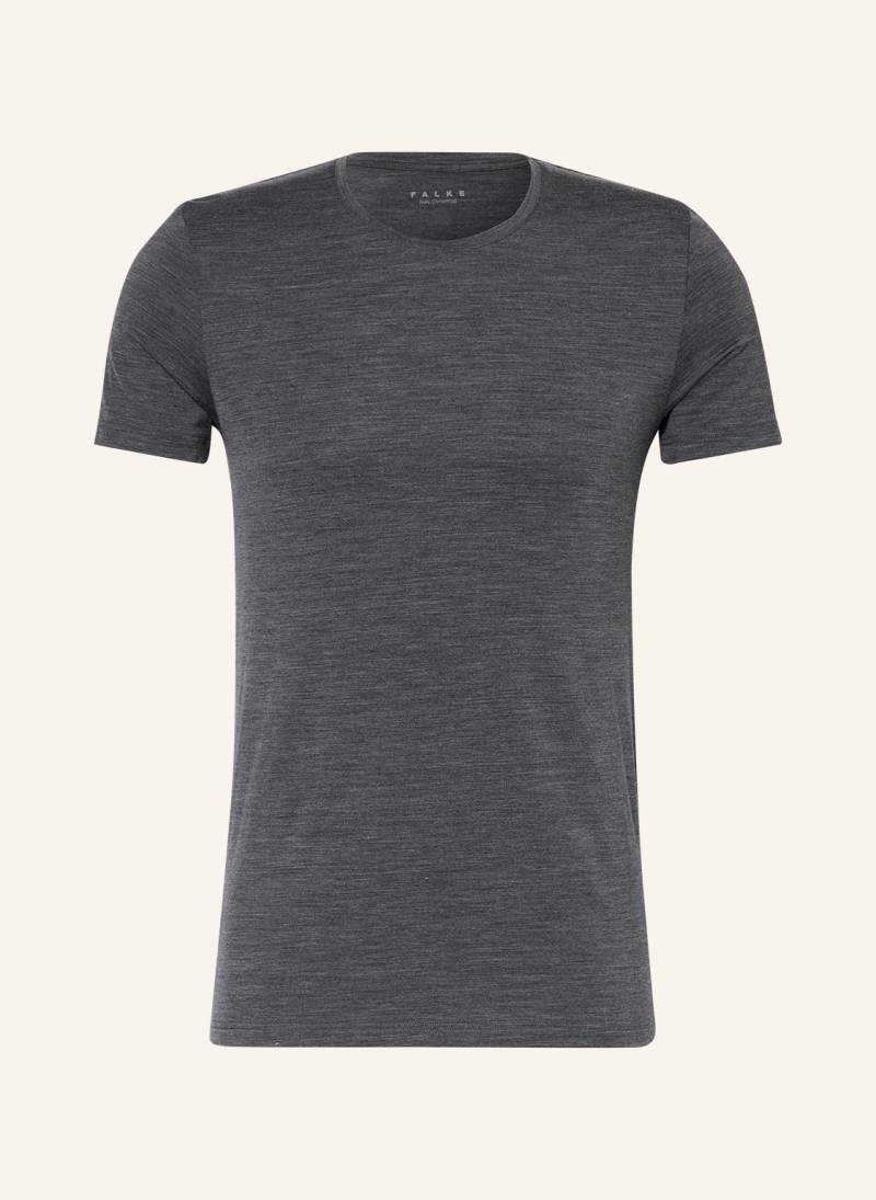 Falke T-Shirt Daily Climawool Mit Merinowolle grau von Falke