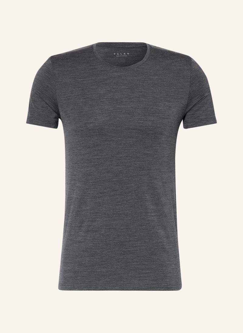 Falke T-Shirt Daily Climawool Mit Merinowolle grau von Falke