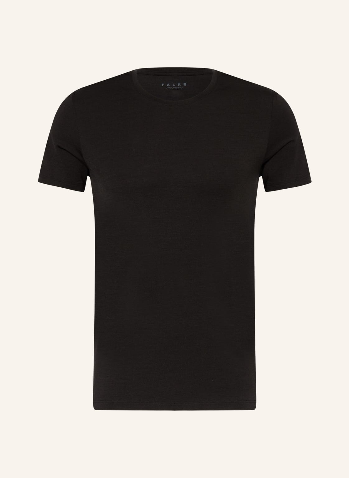 Falke T-Shirt Daily Climawool Mit Merinowolle schwarz von Falke