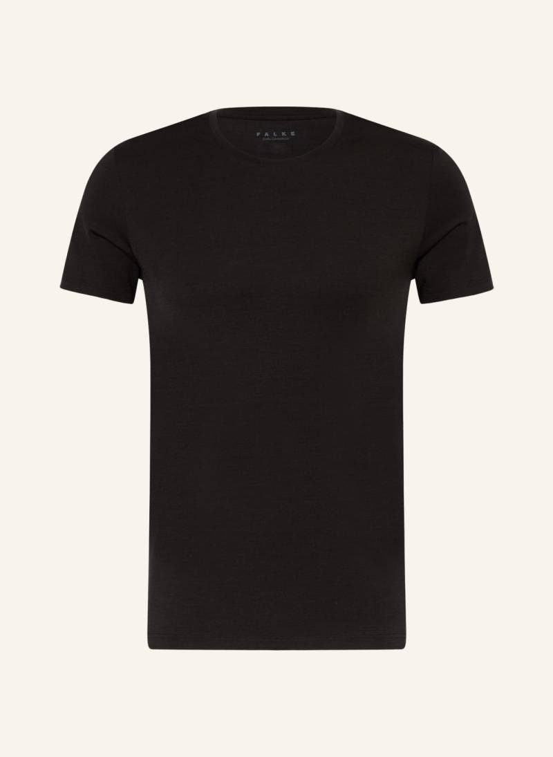 Falke T-Shirt Daily Climawool Mit Merinowolle schwarz von Falke