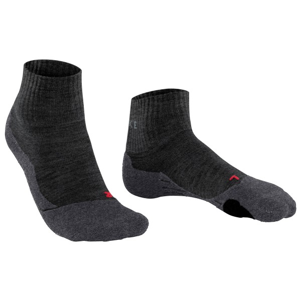 Falke - TK2 Explore Short - Wandersocken Gr 44-45 schwarz von Falke