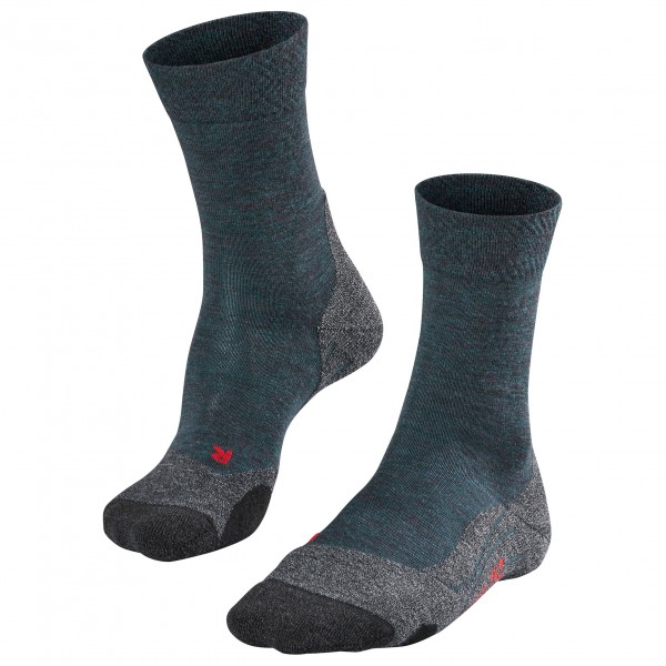 Falke - TK2 Melange - Wandersocken Gr 44-45 blau von Falke