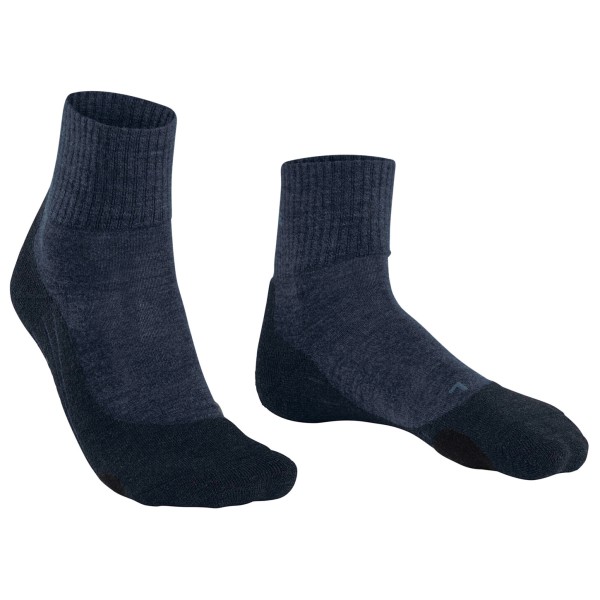 Falke - TK2 Wool Short - Wandersocken Gr 39-41 blau von Falke