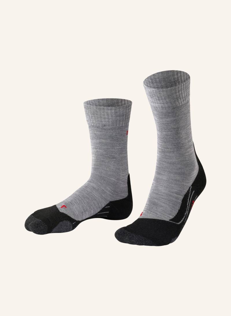 Falke Trekking-Socken tk2 grau von Falke