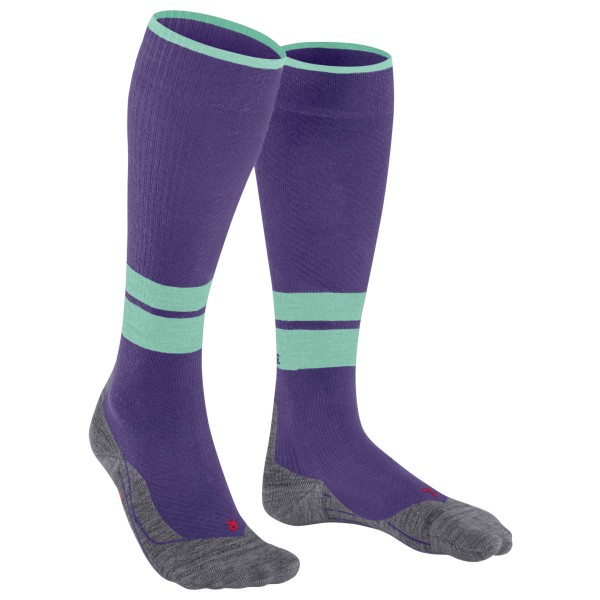 Falke - Women's TK Compression - Wandersocken Gr 39-42 - Width: 36-40 cm lila von Falke