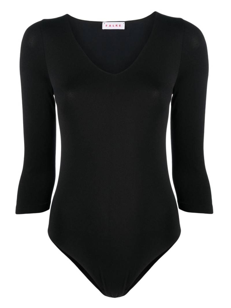 Falke three-quarter sleeve bodysuit - Black von Falke