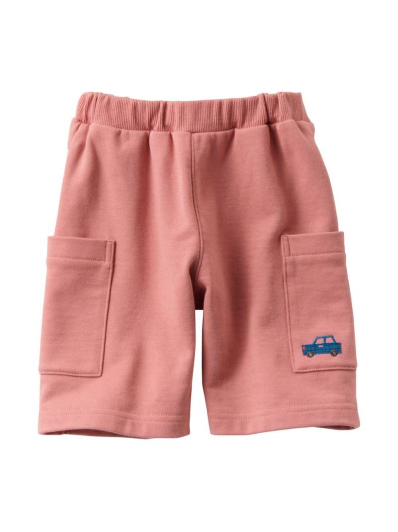 Familiar embroidered cotton shorts - Pink von Familiar