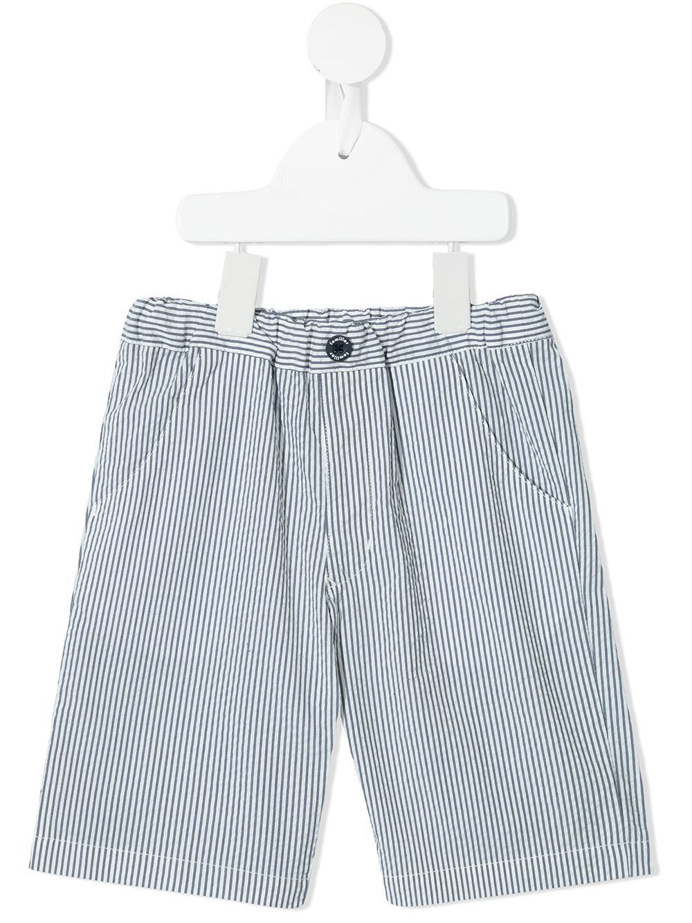 Familiar striped cotton shorts - Grey von Familiar