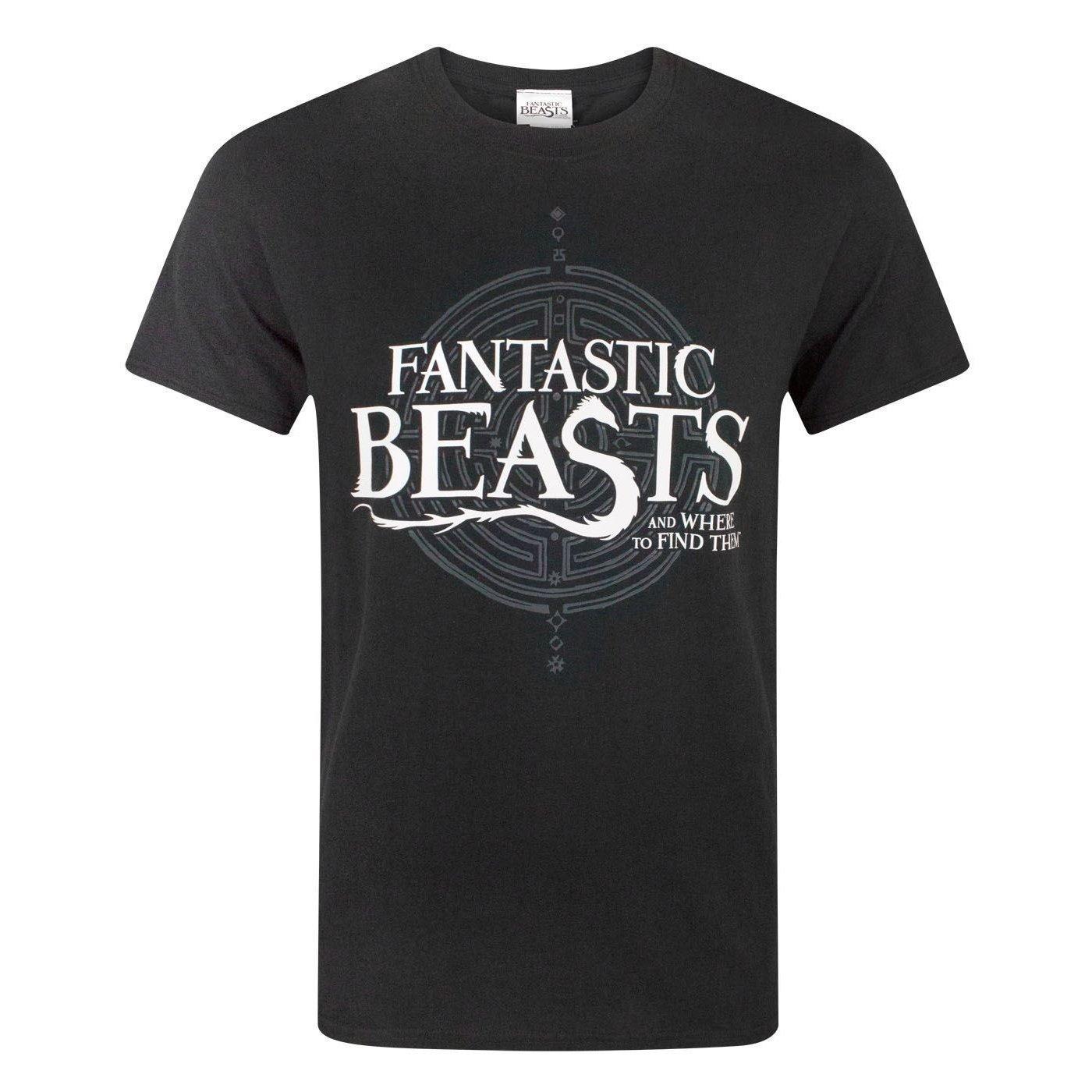 T-shirt Herren Schwarz L von Fantastic Beasts And Where To Find Them