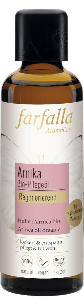 AromaCare - Pflegeöle - Arnika, Bio-Pflegeöl, 75ml, Regenerierend von Farfalla