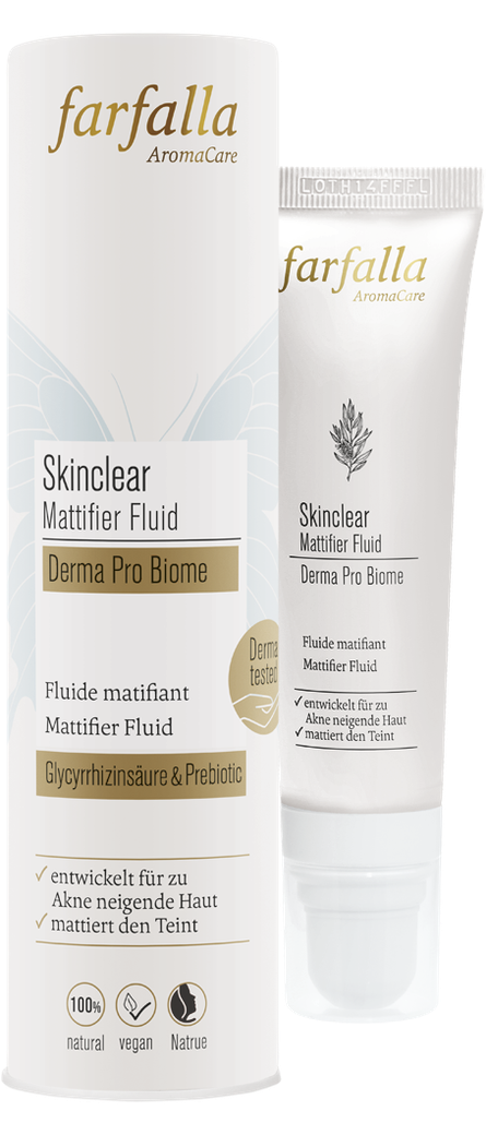 Derma Pro Biome BeautyCare Gesichtspflege - Skinclear Mattifier Fluid, Derma Pro Biome, 30ml von Farfalla