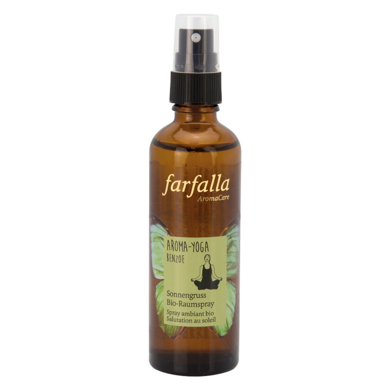 Farfalla Aroma-Yoga - Benzoe Sonnengruss Bio-Raumspray von Farfalla